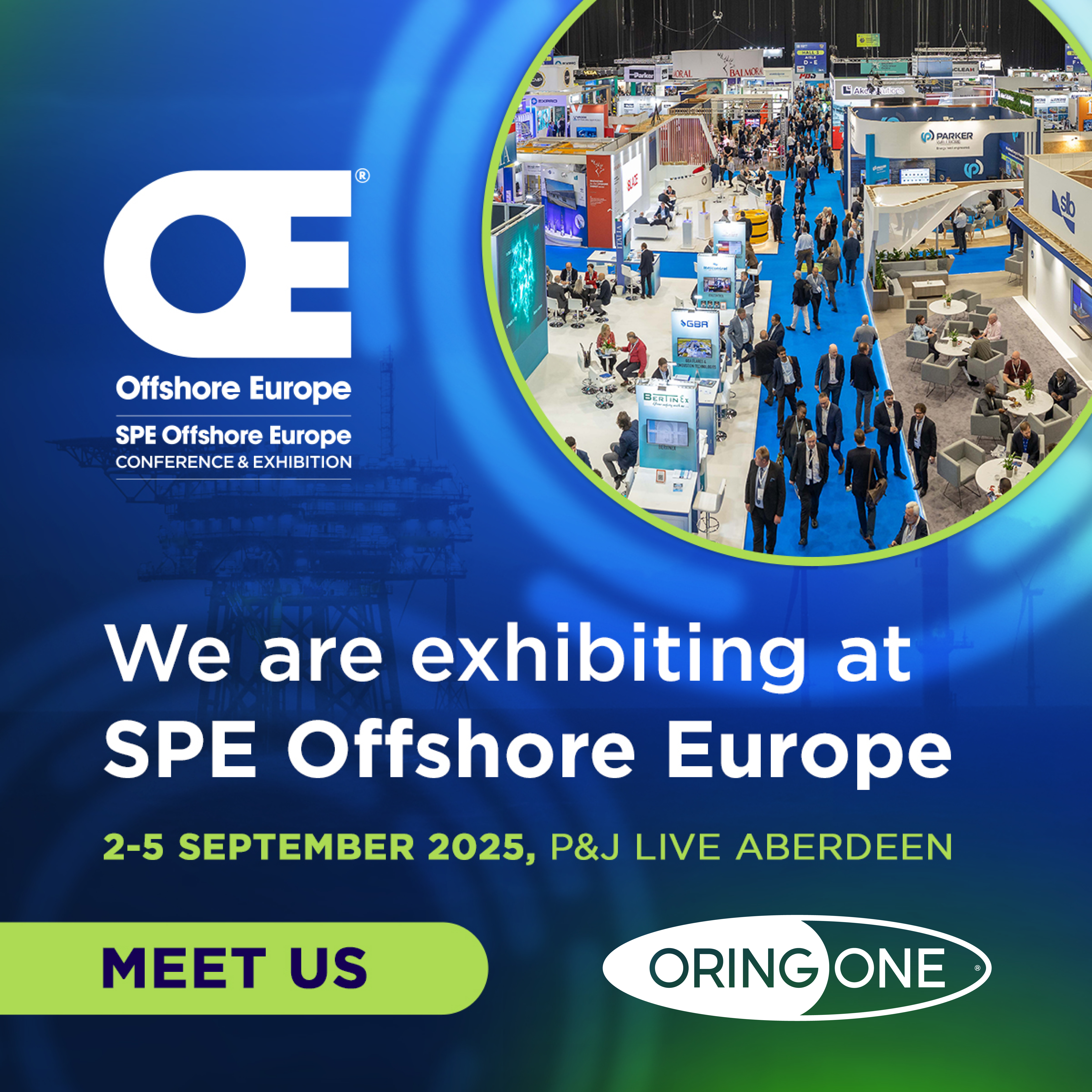 OringOne alla SPE OFFSHORE di Aberdeen: Scotland, September 2–5