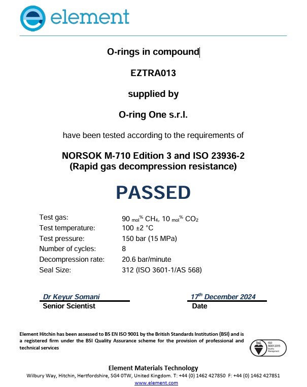NORSOK M-710 Z013